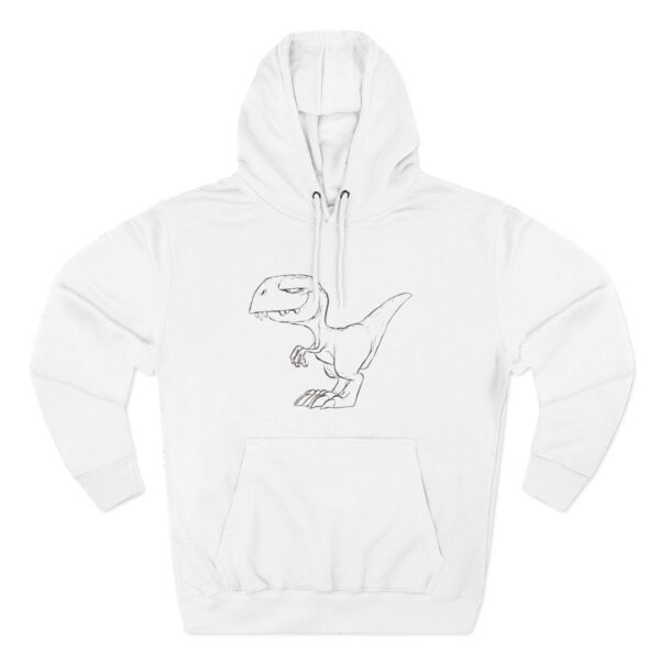 Dinosaur Hoodie for Kids and Adults - Fun Fleece Sweatshirt, Gift for Animal Lovers, Birthday, Costume Wear, Cozy Layer