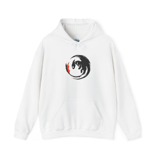 toothless Hooded Sweatshirt - Unisex Heavy Blend™ | Cozy Lounge Wear, Art Sweatshirt, Gift for Him, Her, and Occasions