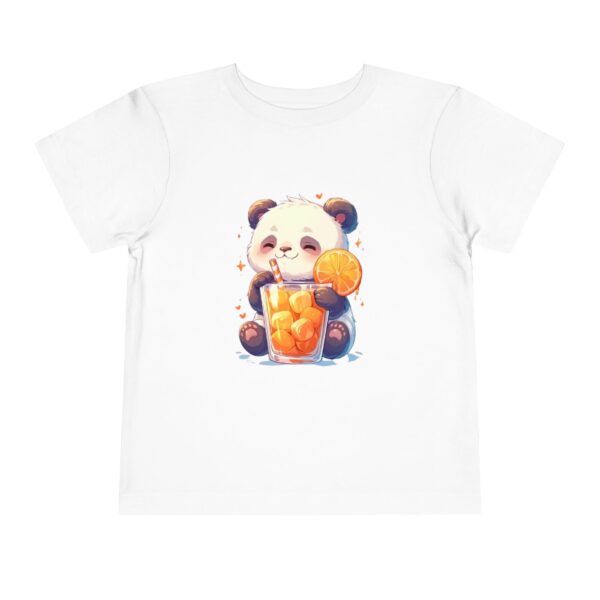 Adorable Panda Juice Short Sleeve Toddler Tee, Cute Kids Shirt, Summer Outfit, Gift for Birthdays, Baby Shower, Playtime